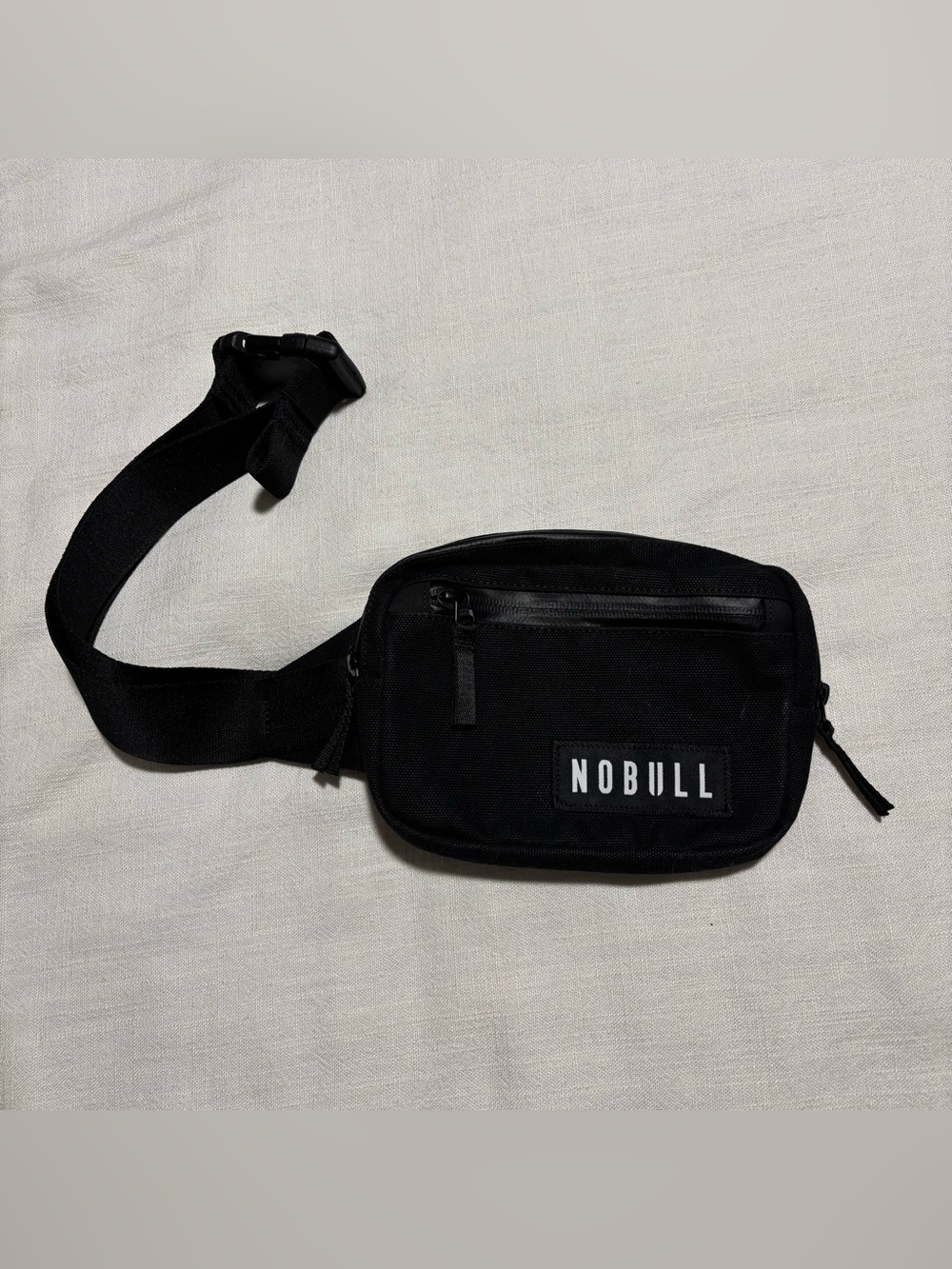 NOBULL Canvas Crossbody Bag | Black / White | Small